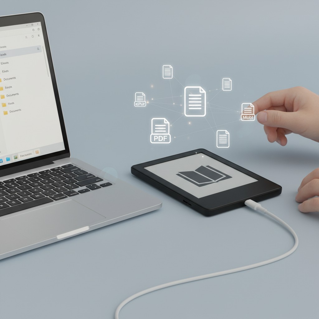Comment Ajouter des Ebooks sur sa Liseuse : Guide Complet (USB, WiFi, Email, Calibre)